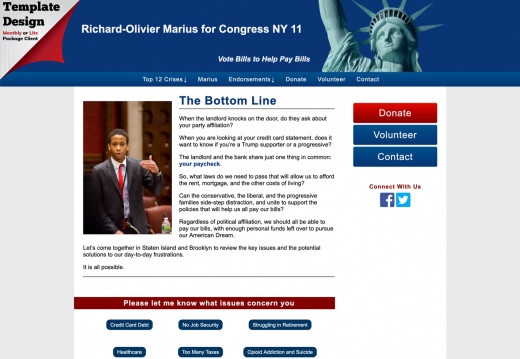 Richard-Olivier Marius for Congress