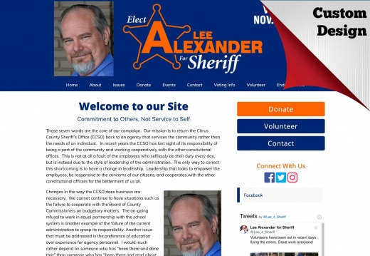 Lee Alexander for Citrus County Sheriff (1641 visits) Lee Alexander for Citrus County Sheriff