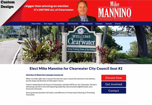 Elect Mike Mannino for Clearwater City Council Seat #2