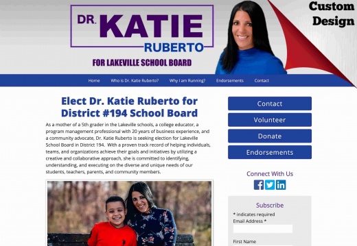 Dr. Katie Ruberto for District #194 School Board