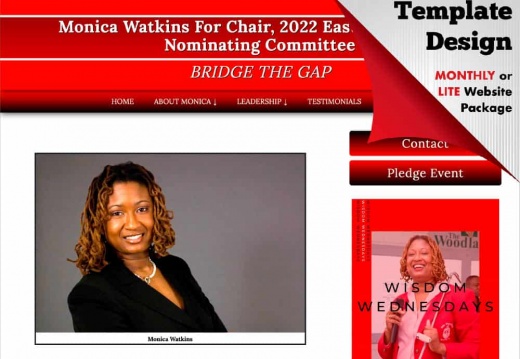 Monica Watkins For Chair, 2022 Eastern Regional Nominating Committee 