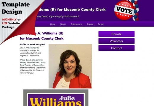 Julie Williams for Macomb County Clerk