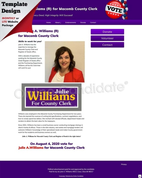 Julie Williams for Macomb County Clerk.jpg