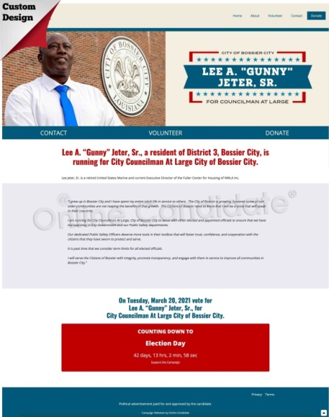Lee Jeter, Sr for City Councilman At Large City of Bossier City.jpg