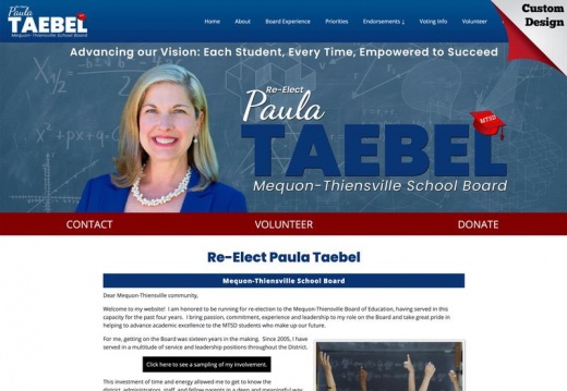 Re-Elect Paula Taebel for Mequon-Thiensville School Board