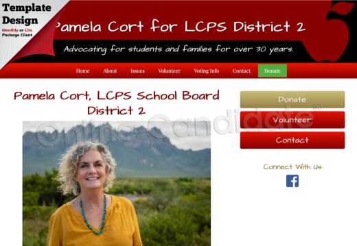 Pamela Cort for LCPS School Board