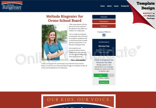 Melinda Ringenier for Orono School Board