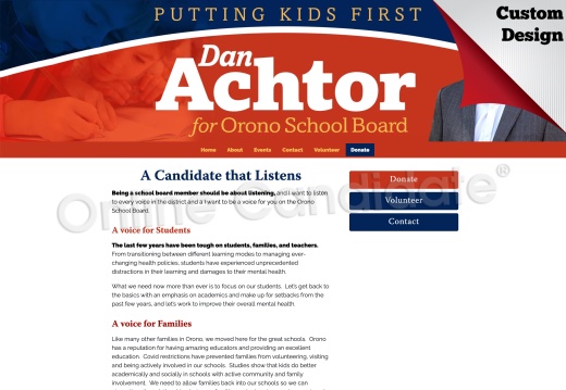 Dan Achtor for Orono School Board (463 visits) Dan Achtor for Orono School Board