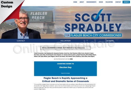 Scott Spradley for Flagler Beach City Commissioner