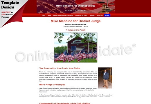 Mike Mancino for District Judge