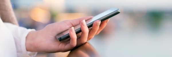 political text messaging on mobile device