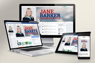 Political Website Examples on Screens