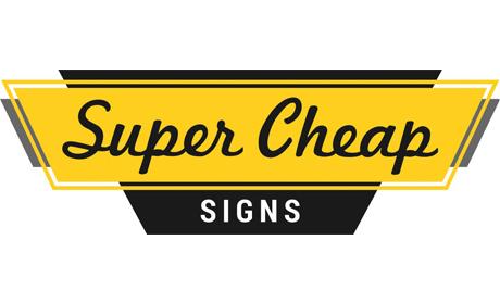 super cheap signs logo