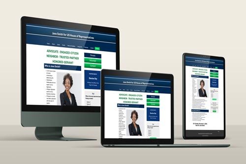 Campaign Website Examples on Responsive Screens Campaign Website Examples on Responsive Screens
