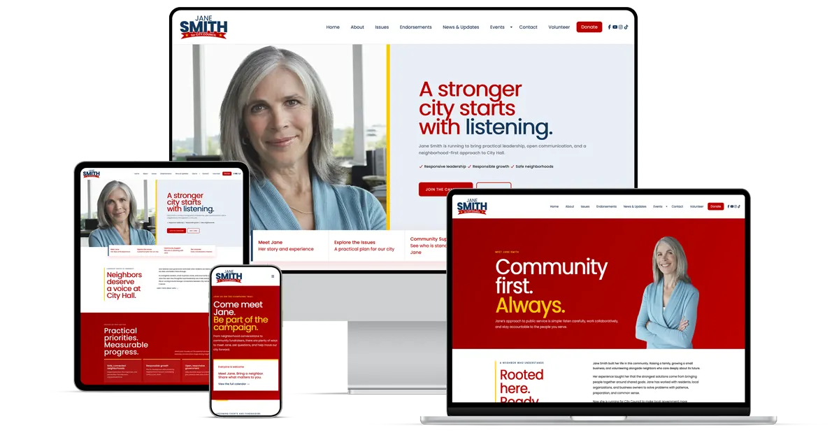 Political Campaign Websites