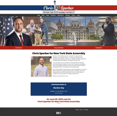 Professional Campaign Website