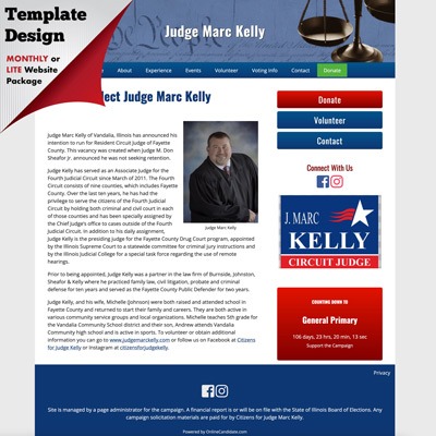 Template Judicial Website Example
