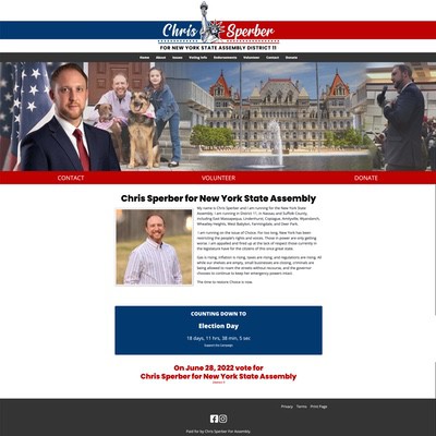 State Election Candidate Website